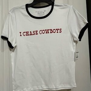 White Fitted Short Sleeve T-Shirt with Bold Front Design